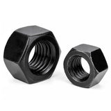 M4-0.7 Black Hex Nut 304/A2 Stainless Steel DIN934