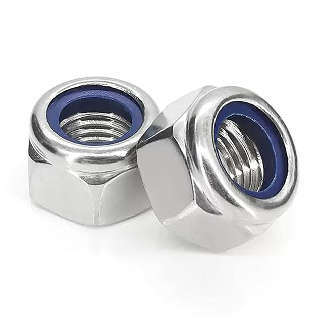 1/2-13 Nylon Insert Lock Nut 316 Stainless Steel