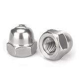 M16-2.0 Cap Nut 304 Stainless Steel DIN1587 (250pcs/Pkg)