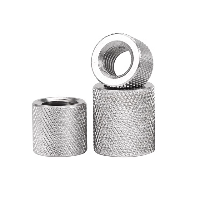 Knurled Extended Thumb Nut 304 Stainless Steel ID2mm x OD5mm x L12mm Thread M2-0.4￡¨300pcs/pack￡?