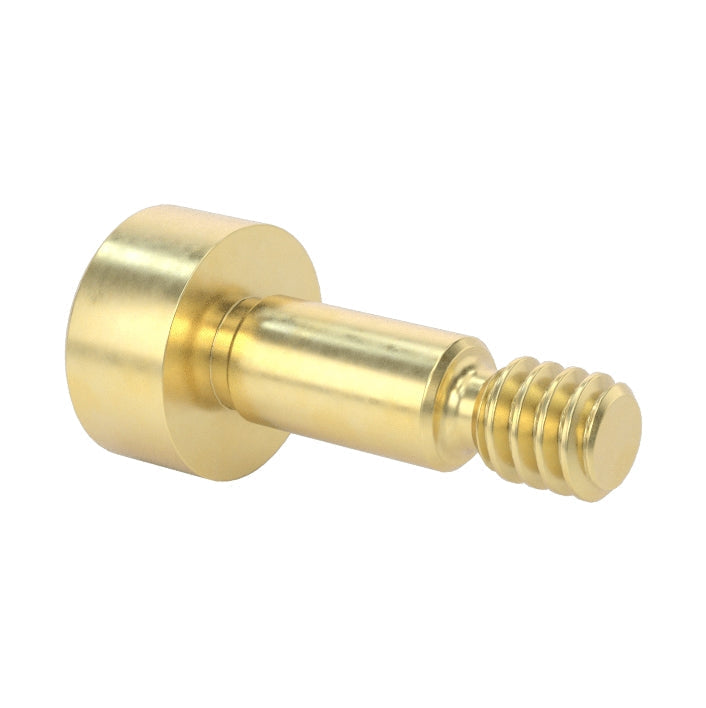 Socket Shoulder Screw - Brass 5mm x 6mm Shoulder M4-0.7 Thread(70pcs/pack)