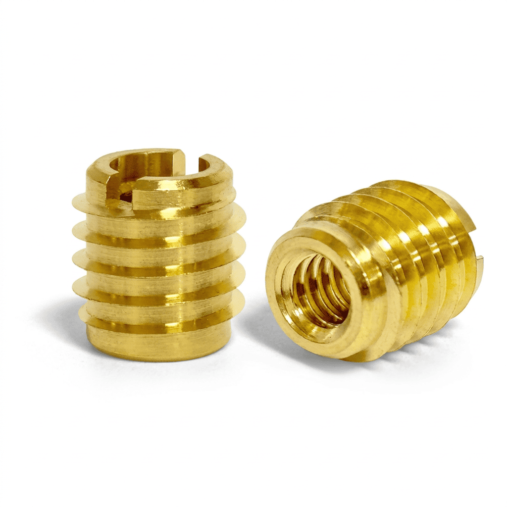 #10-32 x 1/2 Knife Threaded Inserts Brass -400pcs/pack