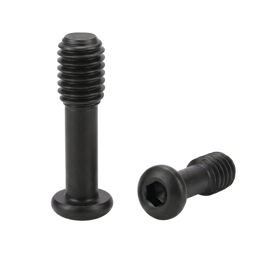 M12-1.75 x 55 mm Button Socket Head Captive Screws 304 Stainless Steel Black - 100pcs/pack