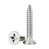 M5-0.8 X 8 Phillips Flat Head Sheet Metal Screw 304 Stainless Steel DIN965 (9000pcs/Pkg)