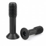M3-0.50 x 16 mm Flat Socket Head Captive Screws 304 Stainless Steel Black - 1000pcs/pack