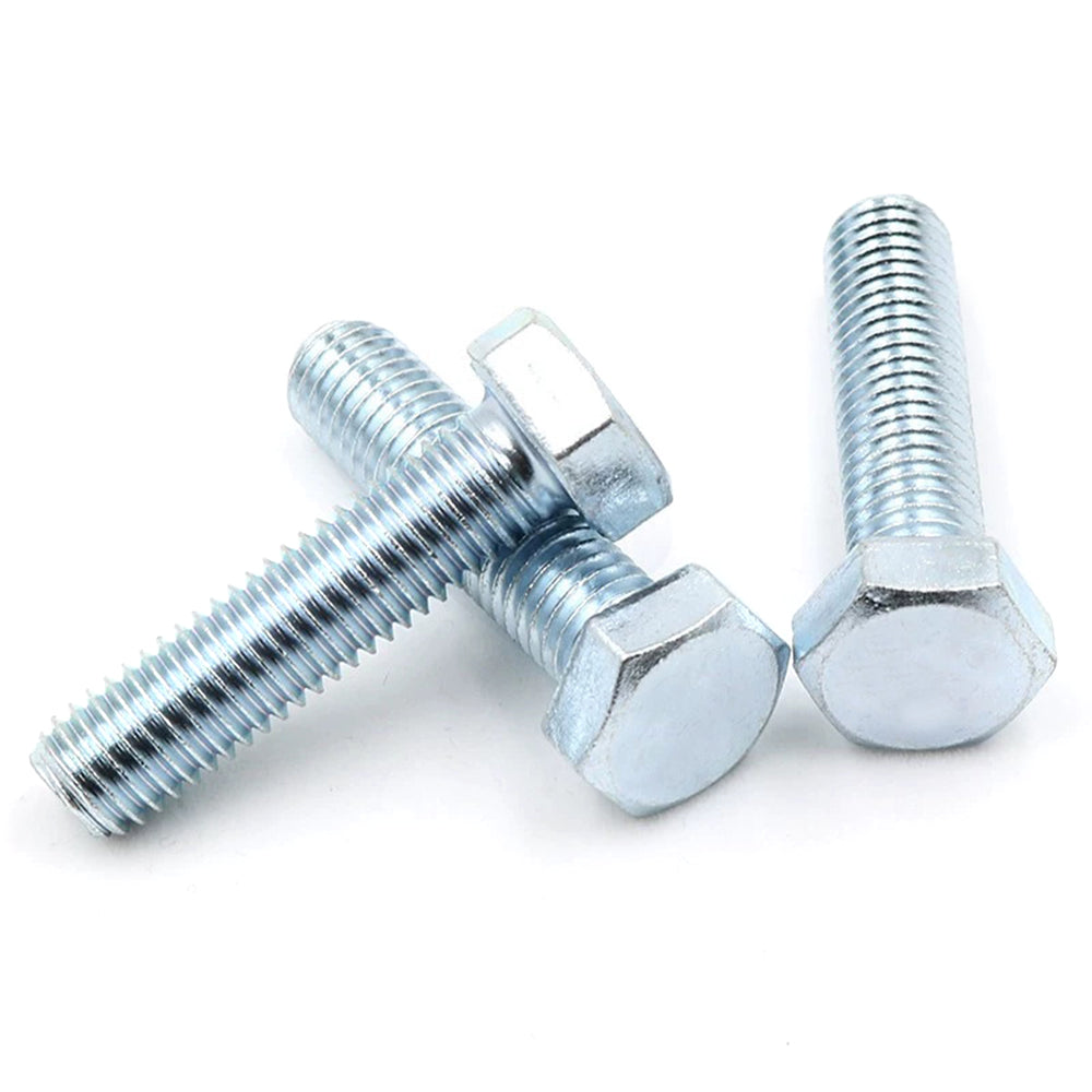 5/16-24 x 5/8 Fully Threaded Hex Cap Screws Alloy Steel Grade 5 Zinc Cr+3(3000pcs/pack)