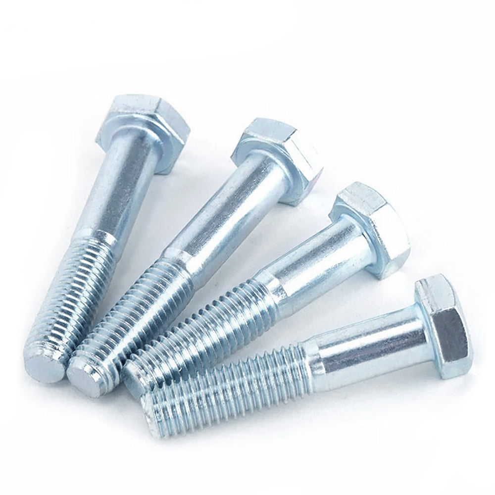 5/16-18 x 2-1/2 Partially Threaded Hex Cap Screws Alloy Steel Grade 5 Zinc Cr+3(1000pcs/pack)
