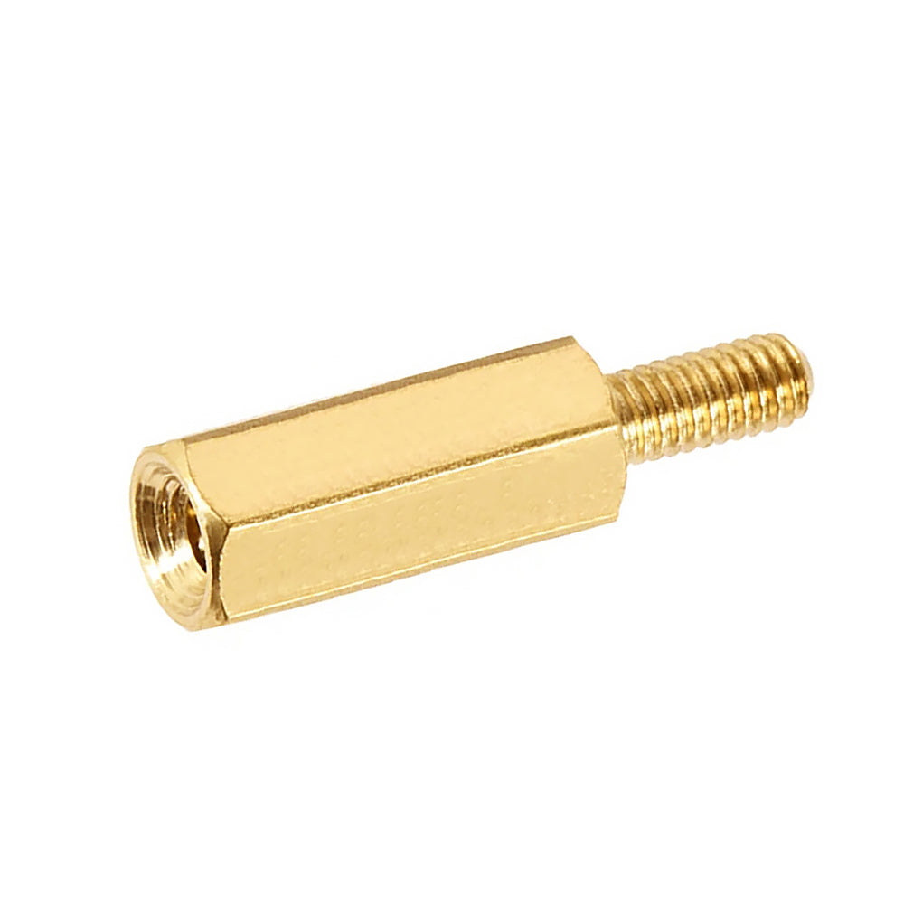 1/4 OD x 1/2 L x 4-40 Thread Brass Male/Female Hex Standoff Nickel Plated (300pcs/pack)