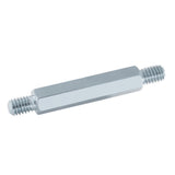 1/4OD x (3/8 & 3/8 L) x (8-32 & 8-32 Threads) Aluminum Male/Male Hex Standoff, Plain (100pcs/pack)