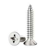 ST3.9 X 19 Phillips Flat Head Sheet Metal Screw 304 Stainless Steel DIN7982 (5000pcs/Pkg)