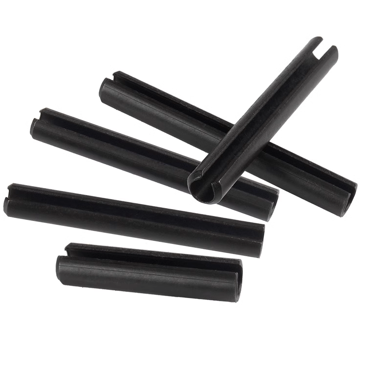 8mm x 16mm Slotted Spring Pins (ISO 8752)  Black Stainless Steel 303(900pcs/pack)