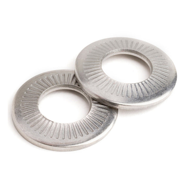 M12(ÖÐÐÍ) Contact Lock Washers (Ribbed) Stainless Steel 304 Passivated NFE 25-511, 1800/Pack