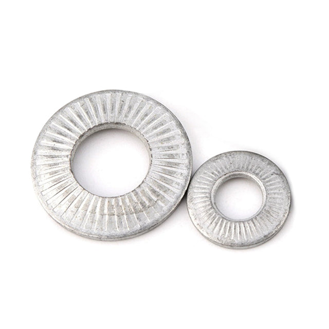 M10(¿íÐÍ) Contact Lock Washers (Ribbed) Steel S60C Dacromet NFE 25-511, 450/Pack
