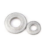 M10(ÖÐÐÍ) Contact Lock Washers (Ribbed) Steel 65Mn 420-490HV Dacromet 480H Salt Spray NFE 25-511, 3100/Pack