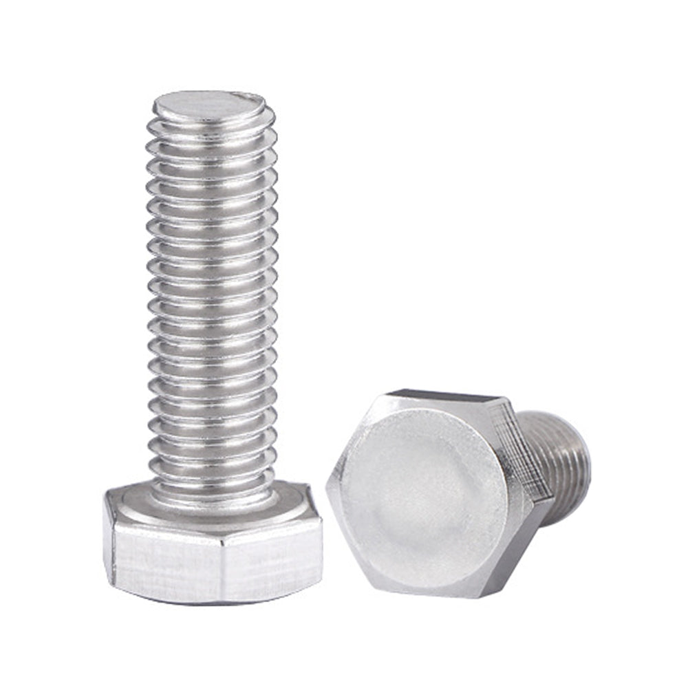 M24-3.00 x 140 mm Hex Cap Screw Fully Threaded Coarse 316 Stainless Steel DIN933, 20 pcs/Pack