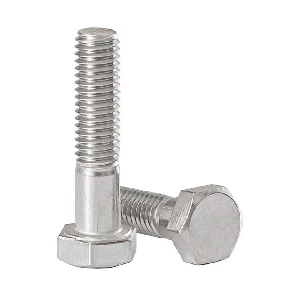 M8-1.25 x 95 mm Hex Cap Screw Partially Threaded Coarse 316 Stainless Steel DIN931, 300 pcs/Pack