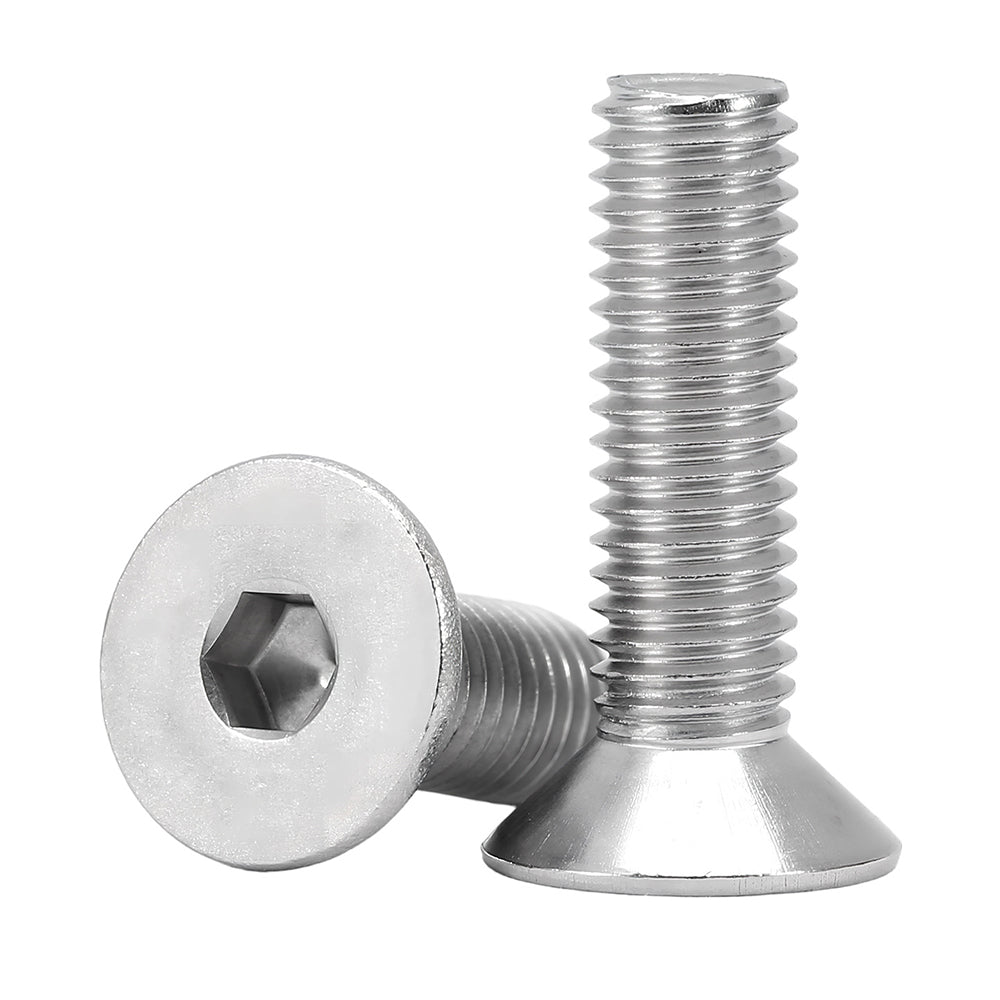 M4 x 25mm Hexagon Socket Countersunk Head Cap Screws Stainless Steel 304 Passivated, 5700 pcs/Pack