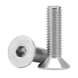 M4 x 8mm Hexagon Socket Countersunk Head Cap Screws Stainless Steel 316 Passivated 72 Hours Salt Spray Test (Red Rust), 6000 pcs/Pack