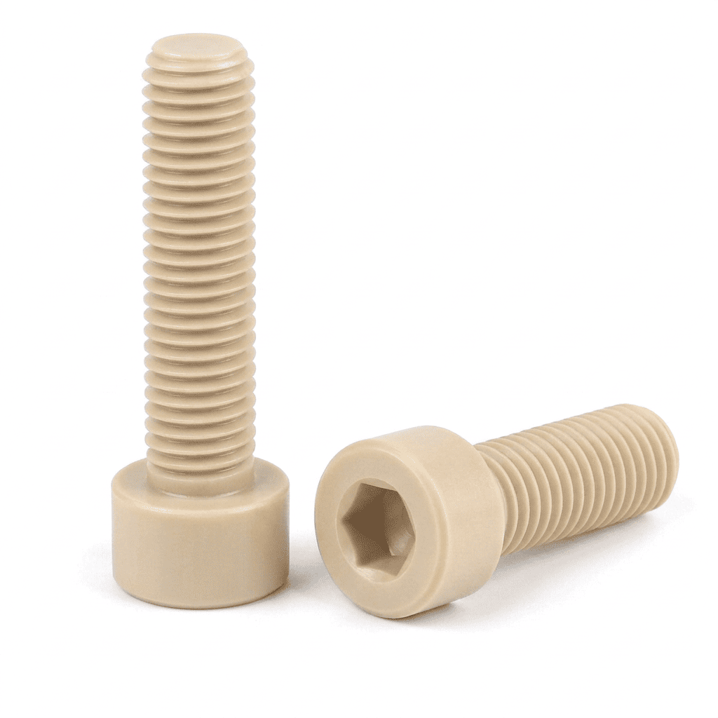 M8-1.25 x 10 mm Socket Head Cap Screws PEEK - 50pcs/pack