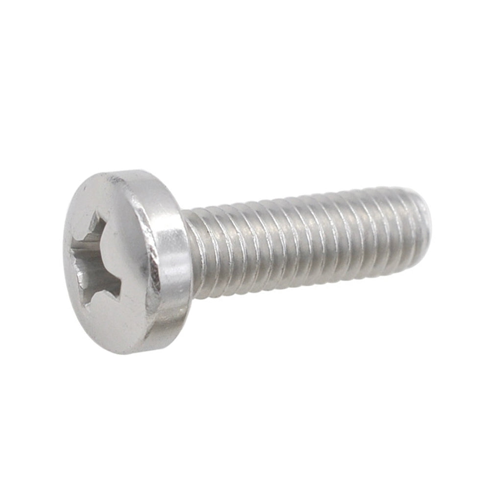 M4 x 14mm Phillips Pan Head Machine Screws Stainless Steel 316 Passivated 72 Hours Salt Spray Test (Red Rust), 4200 pcs/Pack