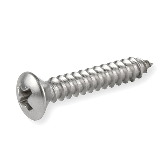 ST2.2 x 19mm Phillips Raised Countersunk Oval Head Tapping Screws Stainless Steel 316 Passivated 72 Hours Salt Spray Test (Red Rust), 7200 pcs/Pack