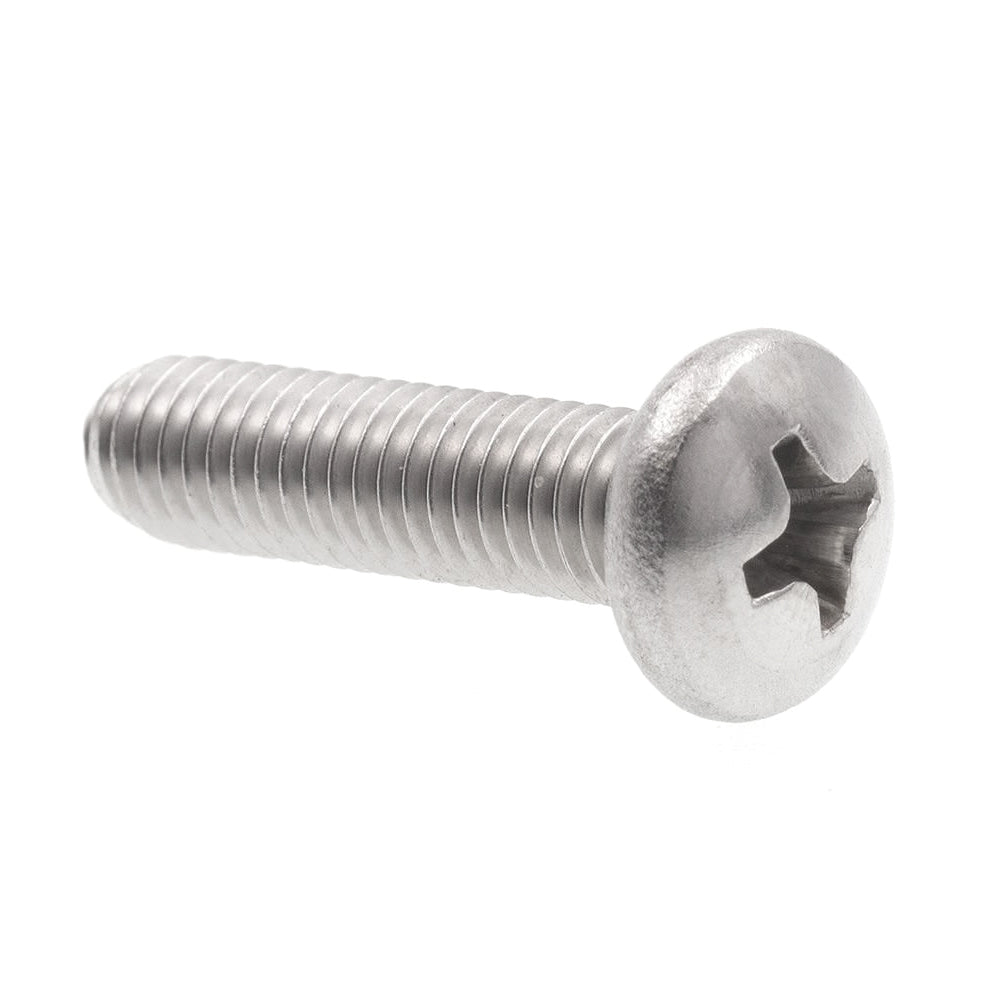 M8 x 14mm Phillips Round Head Machine Screws Stainless Steel 316 Passivated 72 Hours Salt Spray Test (Red Rust), 700 pcs/Pack