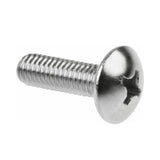 3/8-16 x 3-1/2" Phillips Truss Head Machine Screws Stainless Steel 304 Passivated 24 Hours Salt Spray Test (Red Rust), 180 pcs/Pack