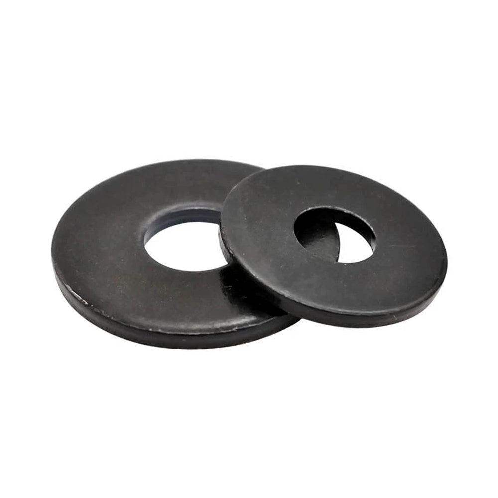 M10 Plain Washers, Large Series Steel Q235 100HV Black Oxide ISO 7093-1, 3100/Pack