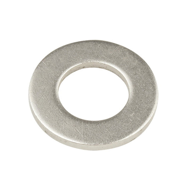 M5 Plain Washers, Large Series Steel SPCC 100HV Nickel Plated ISO 7093-2, 12000/Pack