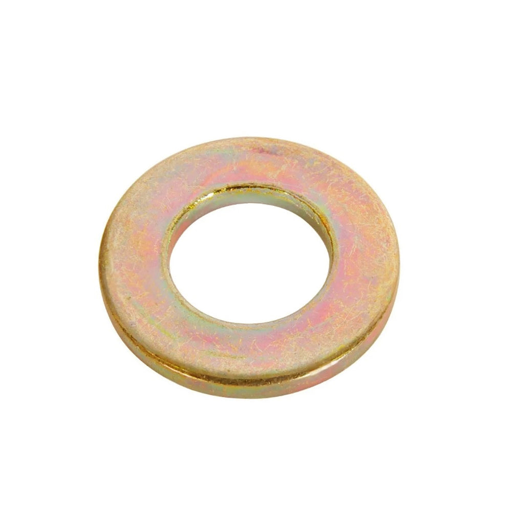M8 Plain Washers, Large Series Steel Q235 100HV Yellow Zinc Plated 24H Salt Spray ISO 7093-2, 20000/Pack