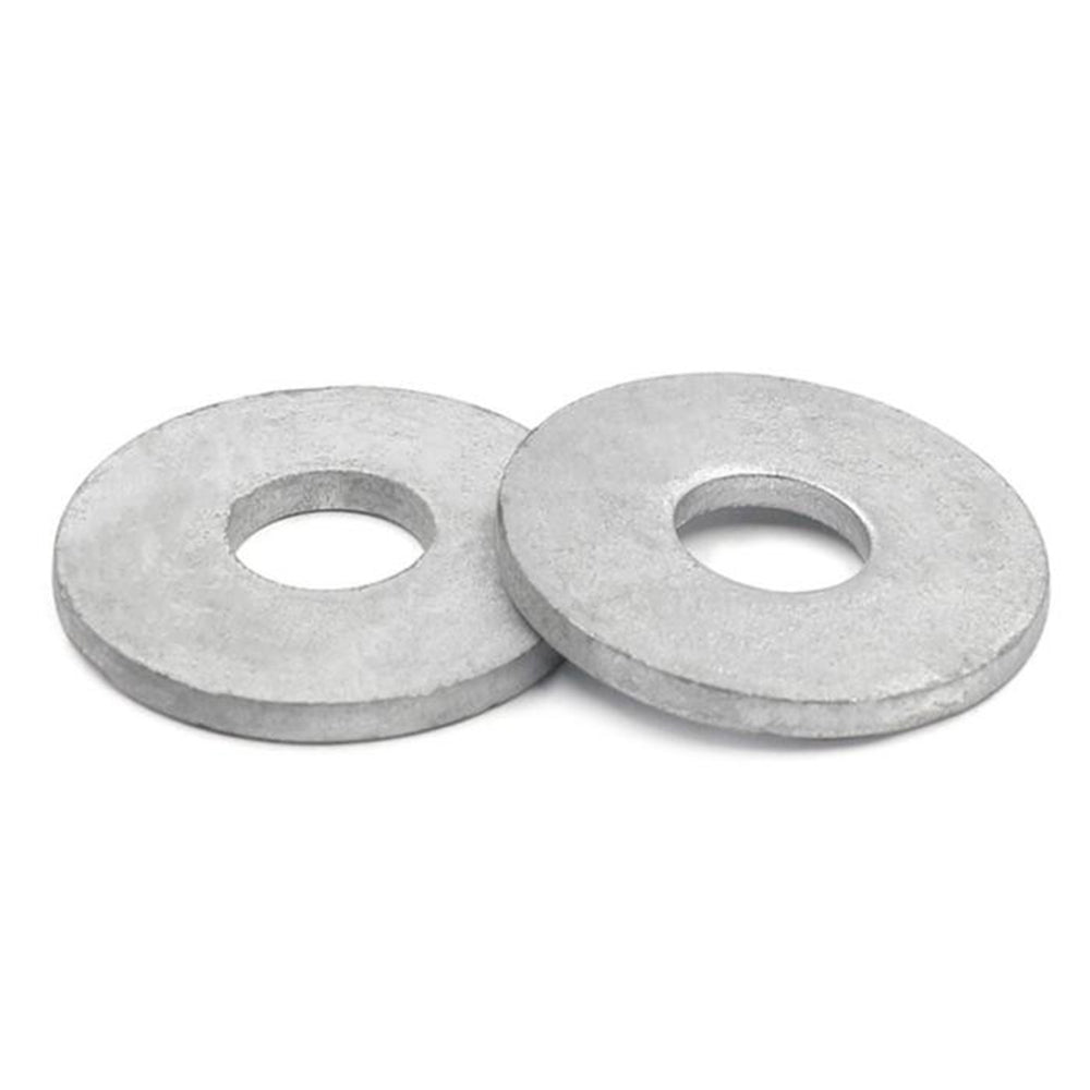 M8 Plain Washers with Large Outside Diameter Steel Q235 140HV Hot Dip Galvanized (HDG) DIN 9021, 4200/Pack