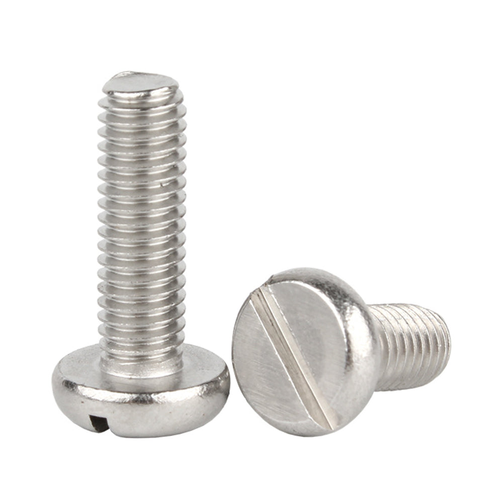 M2.5 x 16mm Slotted Pan Head Screws Stainless Steel 304 Passivated 12 Hours Salt Spray Test (Red Rust), 8000 pcs/Pack