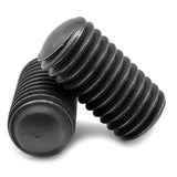 1/2"-13 x 3/8" Oval Point Socket Set Screw Thermal Black Oxide, 1000 pcs/Pack