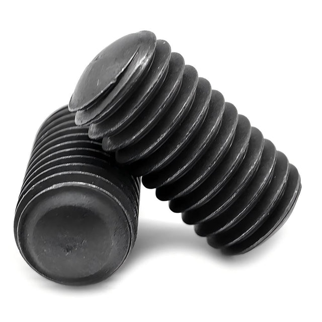 1/2"-13 x 3/8" Oval Point Socket Set Screw Thermal Black Oxide, 1000 pcs/Pack