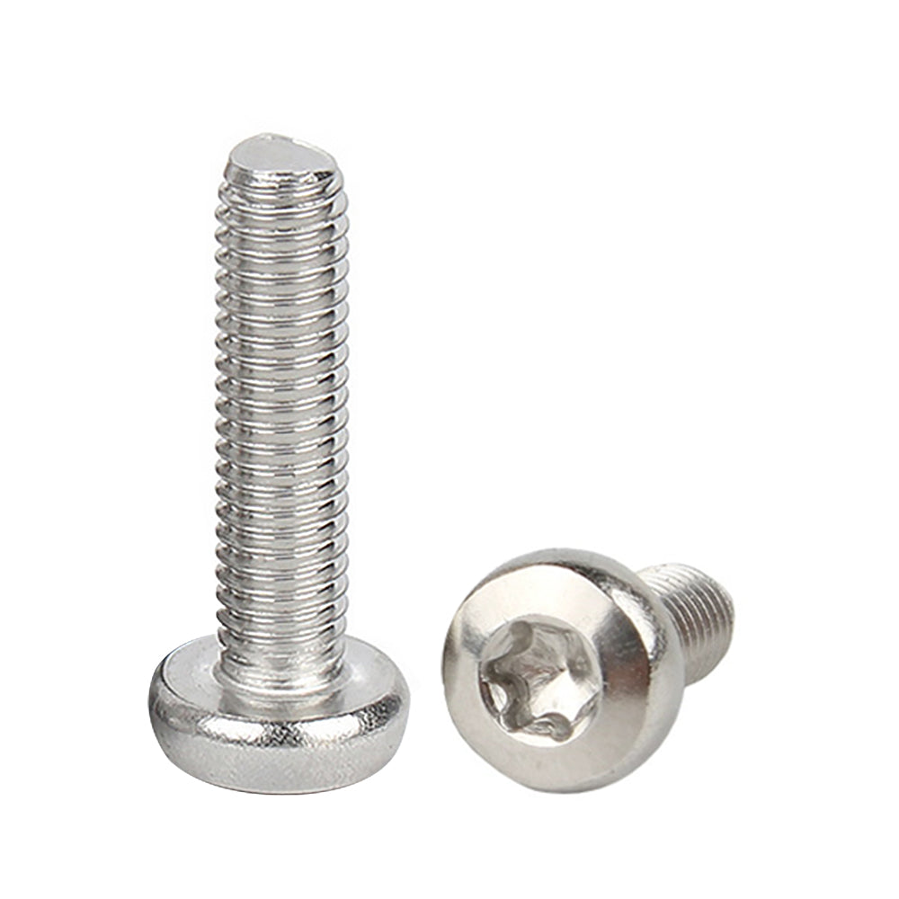 M4 x 10mm Torx Pan Head Machine Screws Stainless Steel 304 Passivated 12 Hours Salt Spray Test (Red Rust), 6800 pcs/Pack