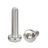 M4 x 10mm Torx Pan Head Machine Screws Stainless Steel 304 Passivated 12 Hours Salt Spray Test (Red Rust), 6800 pcs/Pack