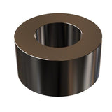 Black-Anodized Aluminum, 1/4" OD, 3/16" Long, for Number 4 Screw Unthreaded Spacer, 200 pcs/Pack